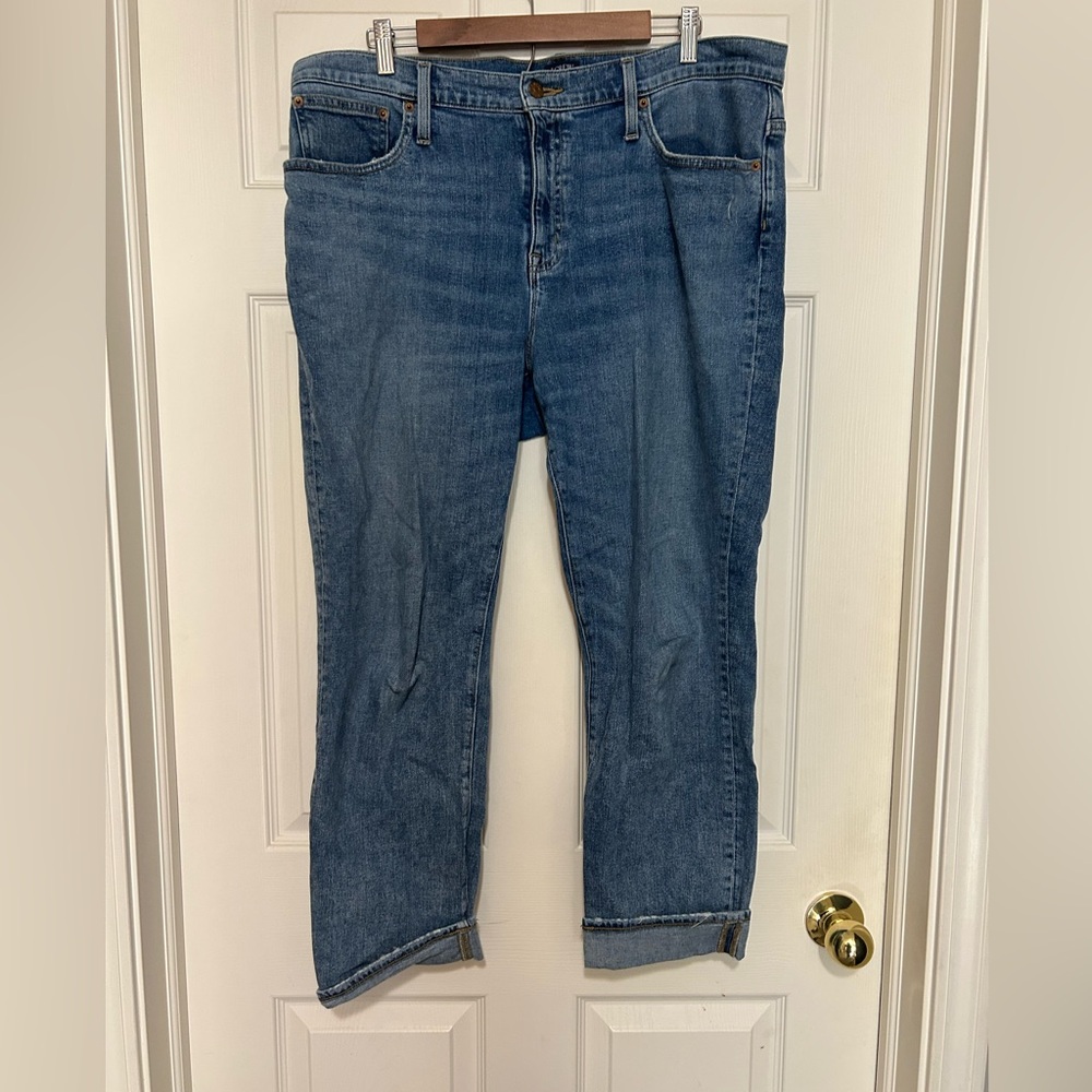 J. Crew Blue Boyfriend Jeans